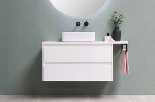 文山Solid wood bathroom cabinet